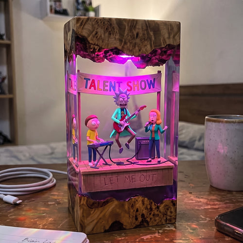 Interdimensional Talent Show – Resin Lamp